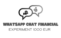 WhatsApp Chat Financial Experiment 1000 eur